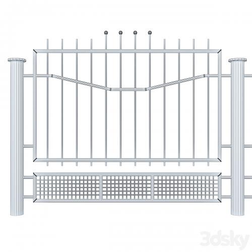 Wrought iron fences - Set 2