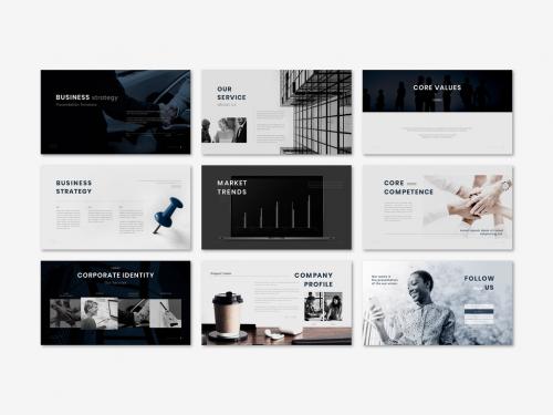 Business Marketing Presentation Layout - 423806084