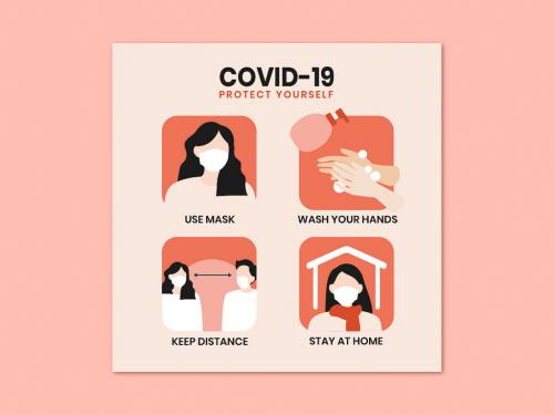 Covid19 Social Media Layout - 423806088