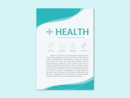 Healthcare for Coronavirus Poster Layout - 423806154