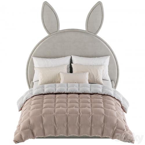 Baby bed with ears