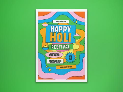 Holi Festival Flyer - 424233431