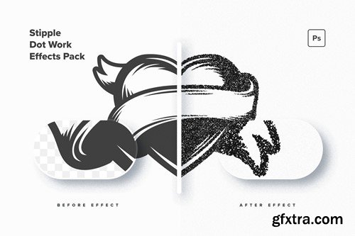 Stipple Dot Work Effects Pack 7PPDWNR