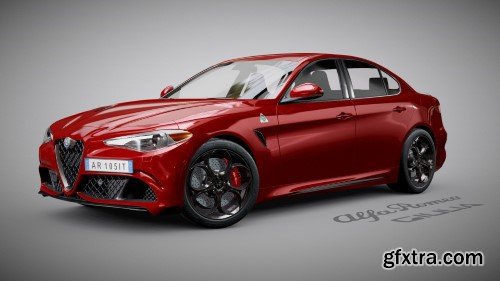 Alfa Romeo Giulia Quadrifoglio 3D Model