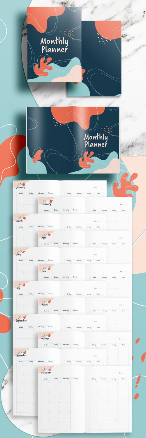 Monthly Planner Notebook Layout - 424273540