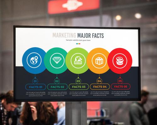 Marketing Major Facts Process with Timeline Infographic - 424542045