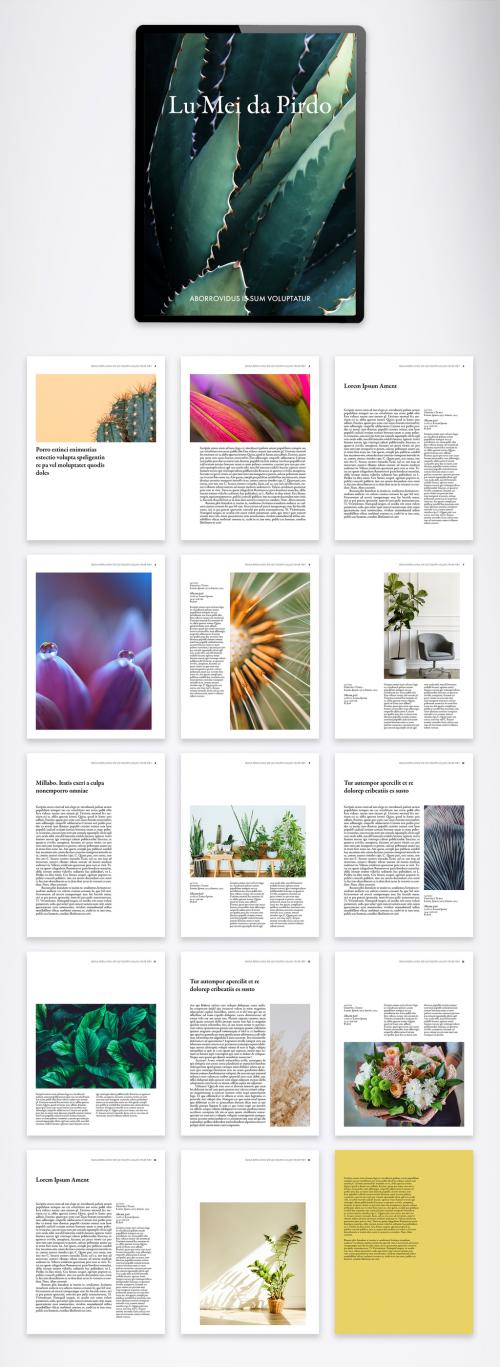 Digital Artwork Catalog Layout - 425614191