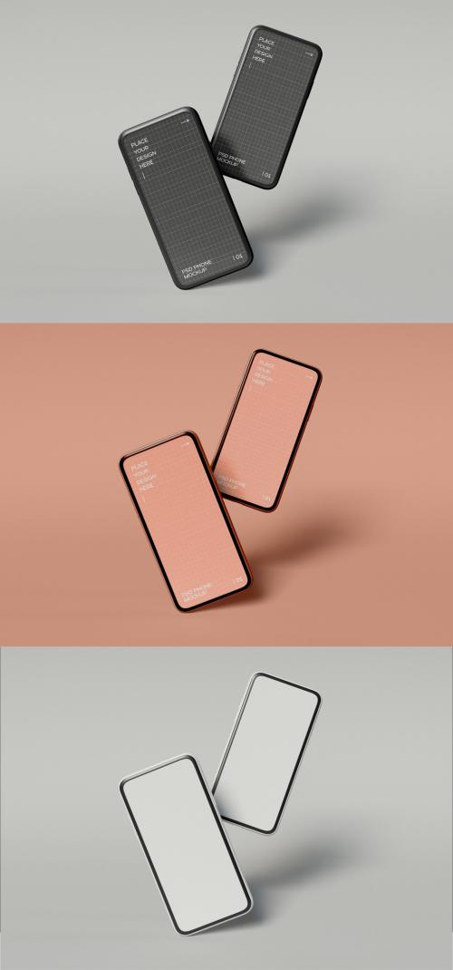 Two Smartphones Mockup - 425812047