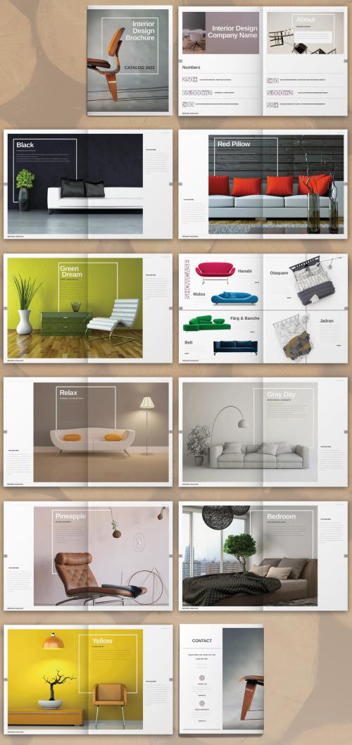 Interior Design Catalog Layout - 425857947