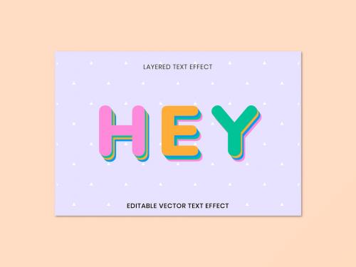 Greeting Text Effect Design - 425872861