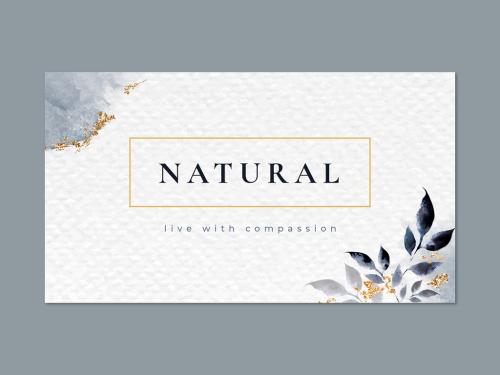 Natural Environment Friendly Card Design - 425873066