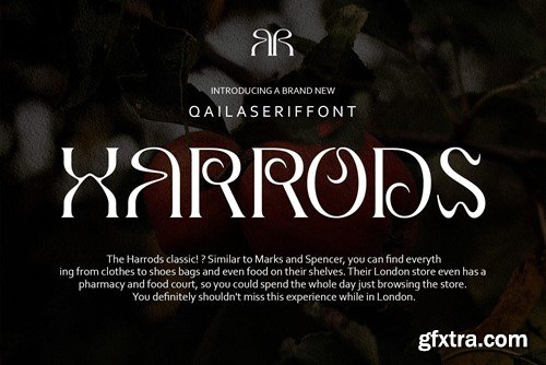 Qaila – Serif Typeface K7KA2NL