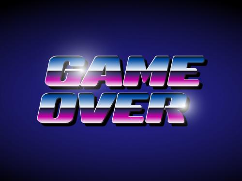 Retro Game Editable Text Style Effect  - 426148880