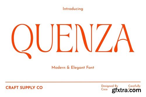 Quenza – Modern Serif YN5EWQY