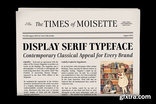 Moisette - 14 Fonts UXHGQZX