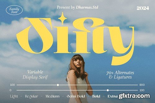 Sifty - Decorative Modern Serif U3XS2G2