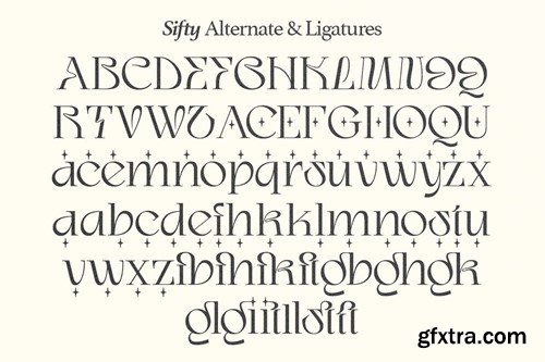 Sifty - Decorative Modern Serif U3XS2G2