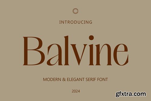 Balvine – Serif Typeface 3VWT3UA