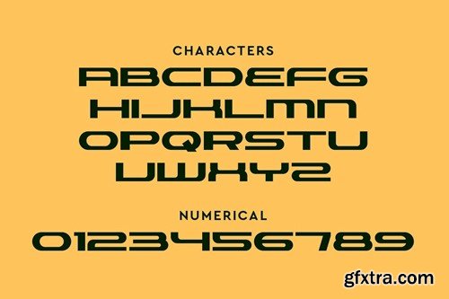 Powero Futuristic Typeface S8KFXH2