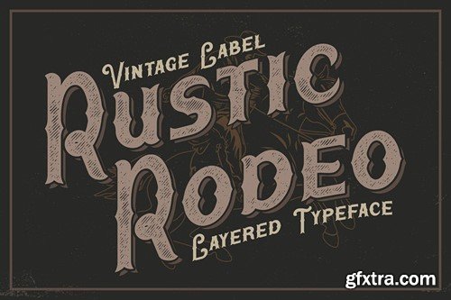 Rustic Rodeo Display Font PH8QTTL