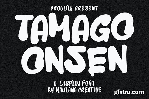 Tamago Onsen Display Font FV4BH68