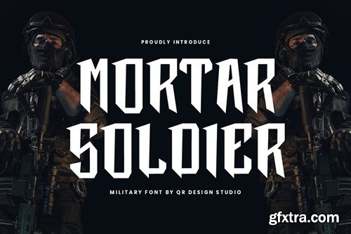 Mortar Soldier - Military Font 76HAUDL