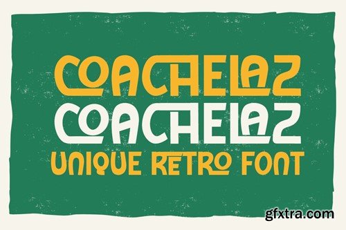 Coachelaz - Retro Font UVSSYFM