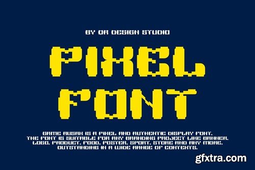 Game Rusax - Pixel Font HM6HCDB