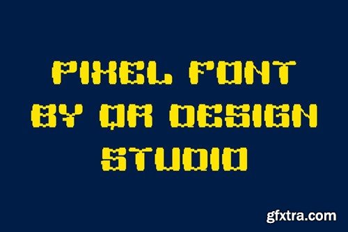 Game Rusax - Pixel Font HM6HCDB