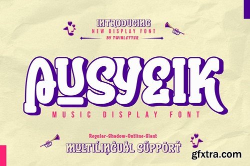 Ausyeik - Display Font USL8CPP