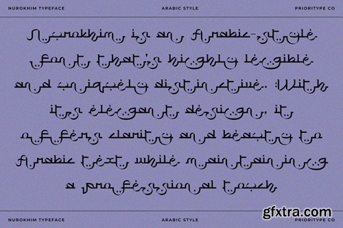 Nurokhim – Arabic Style Font R5PGKG4