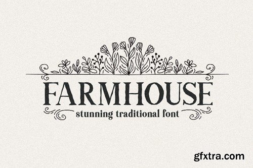 Farmhouse Rustic Font VTSFAXB