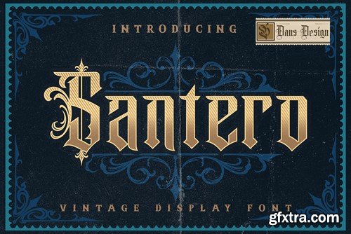 Santero Modern Blackletter Font B4FNSD4