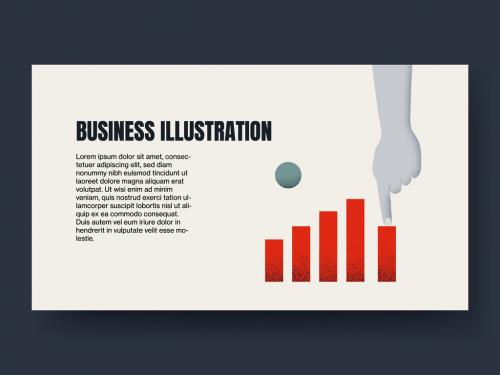 Business Chart Blog Post Layout - 427292643