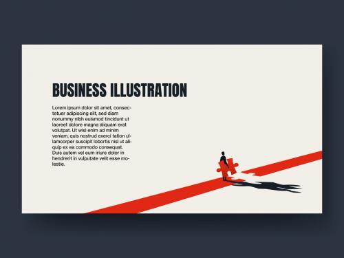Business Puzzle Solution Blog Post Layout - 427292698