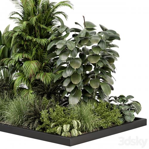 Outdoor Garden Set Bush and Tree - Garden Set 1030