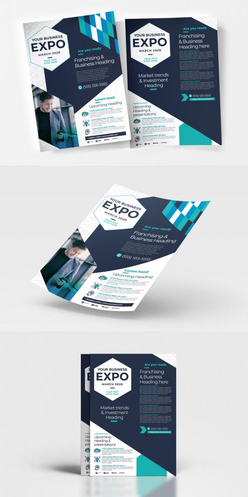 Corporate Flyer for Business Expo Seminar Conference Events - 427490123