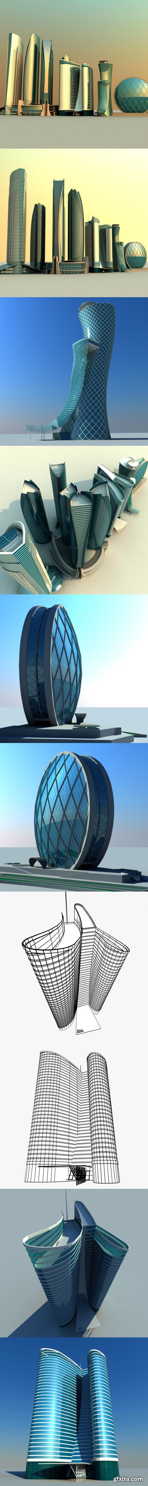 Turbosquid - Abu Dhabi Buildings