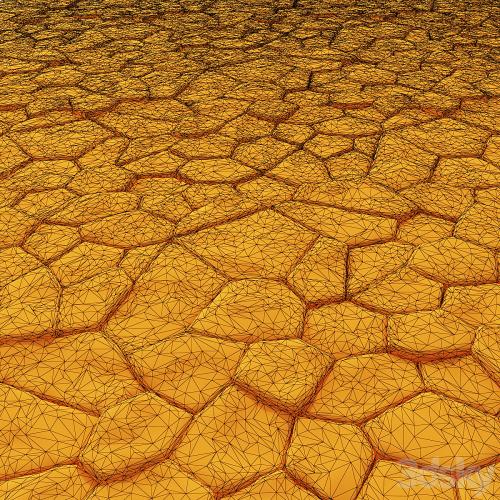 Old rock paving stones