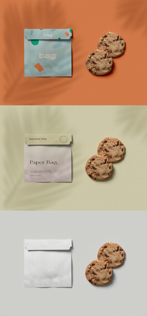 Bag and Cookie Mockup - 427701427