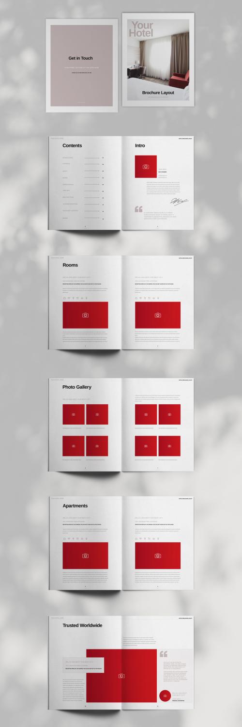 Hotel Brochure Layout - 428839702