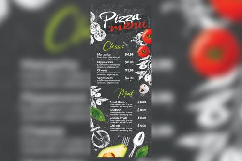 Pizza Menu