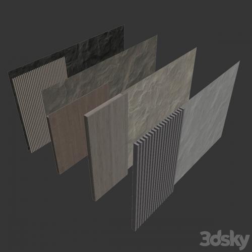 Decorative wall panel set 57