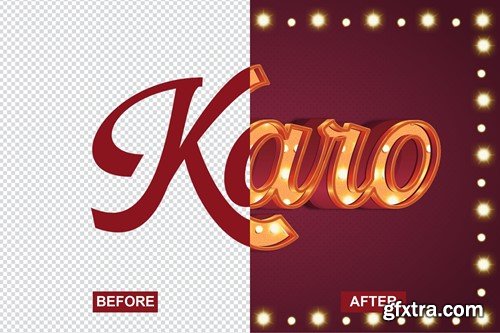 Karo Text Effect 4J27BR4