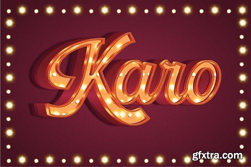 Karo Text Effect 4J27BR4