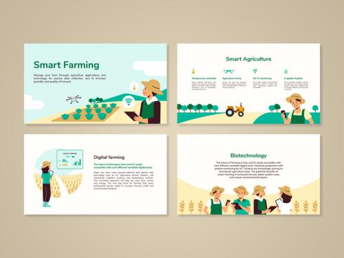 Smart Farming Editable Presentation Layout - 428876778