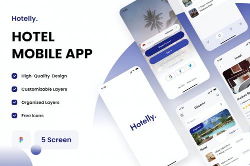Hotel Mobile App - Ui Design