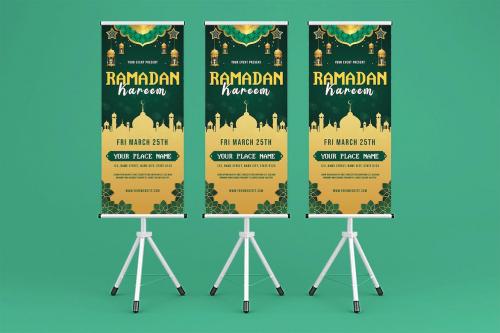 Ramadan Kareem Roll Up Banner