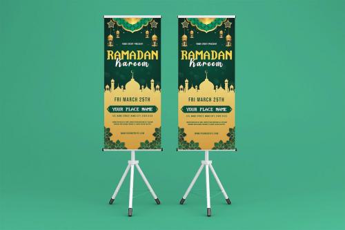 Ramadan Kareem Roll Up Banner