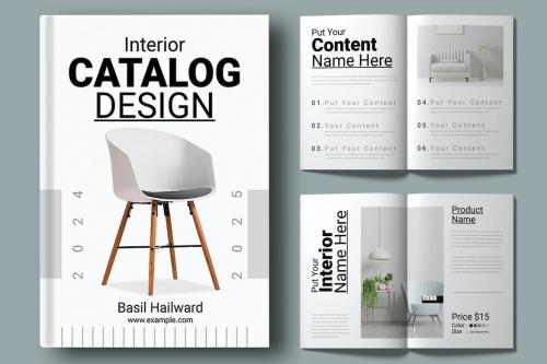 Interior Catalog Design Layout